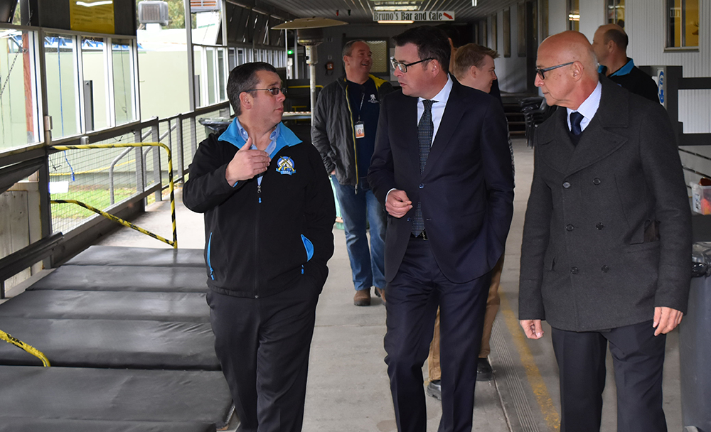 Victorian Premier tours Springvale Range